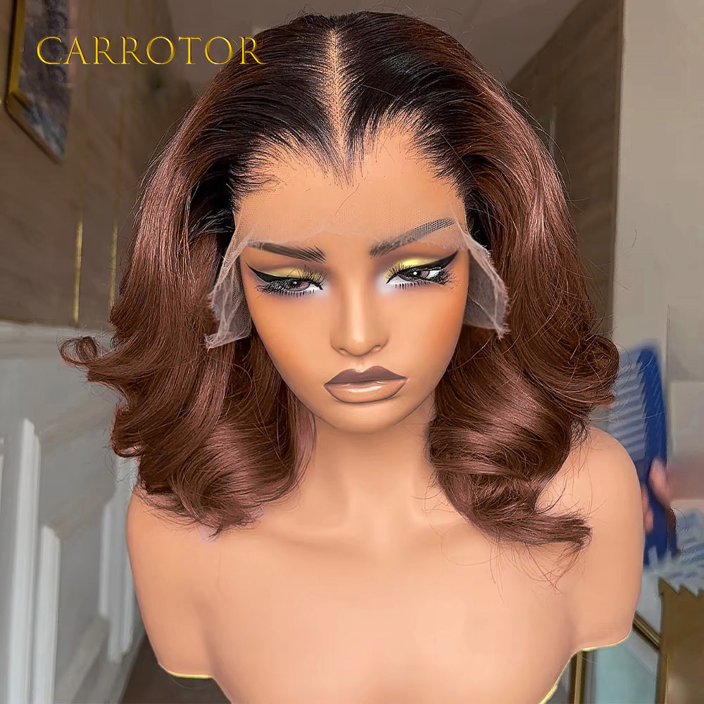 Lace Front Wigs - Lagos Hairline Wig 1b4 Ombre Colored