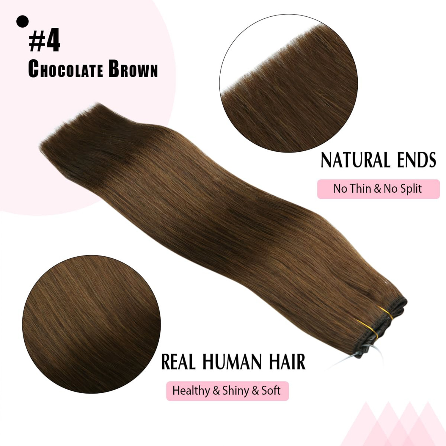 Invisible Halo Hair Extensions - огляд і ціна Seamless Clip In Hair Extensions Human Hair