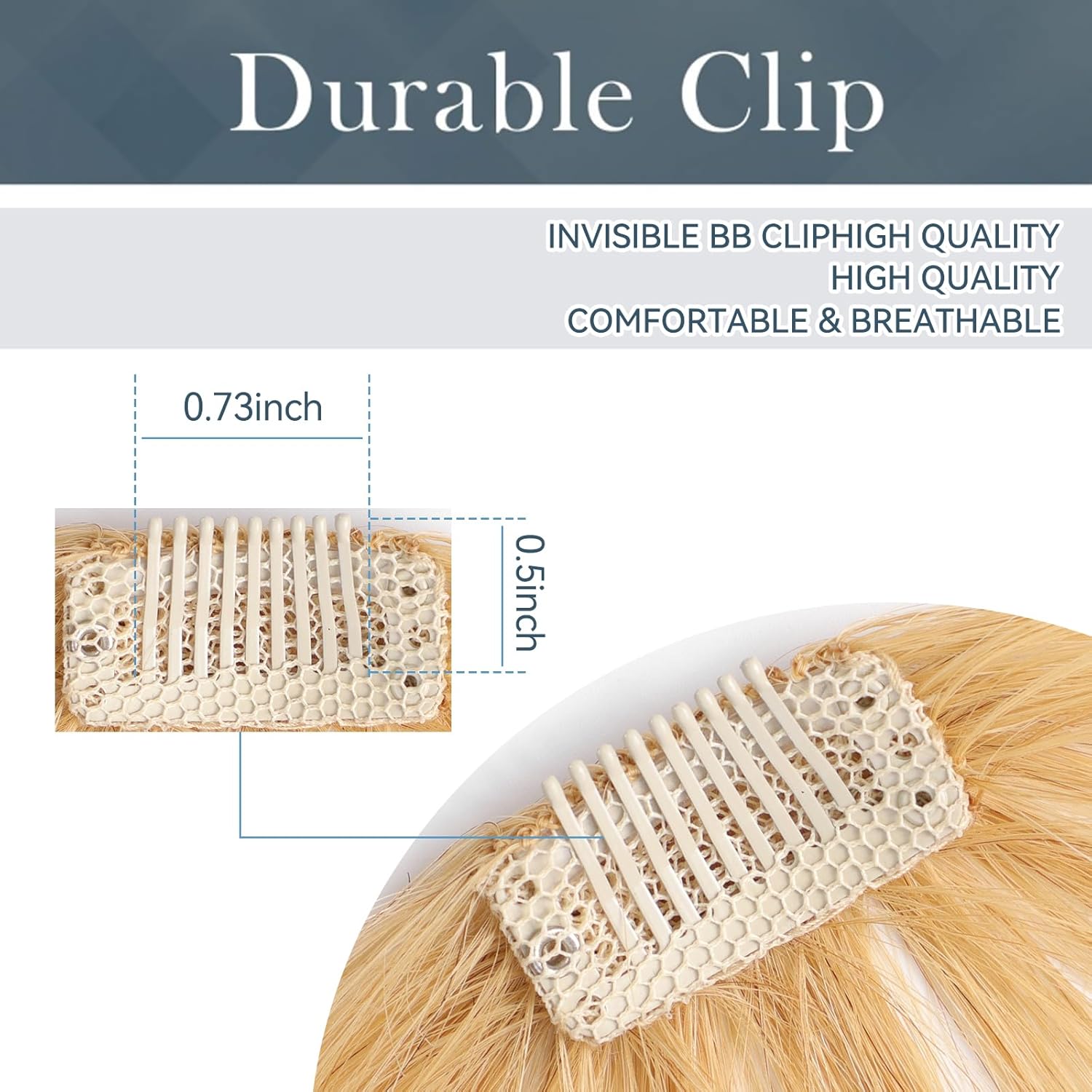 100% Human Hair Wispy Bangs Cl - огляд і ціна Seamless Clip In Hair Extensions Human Hair