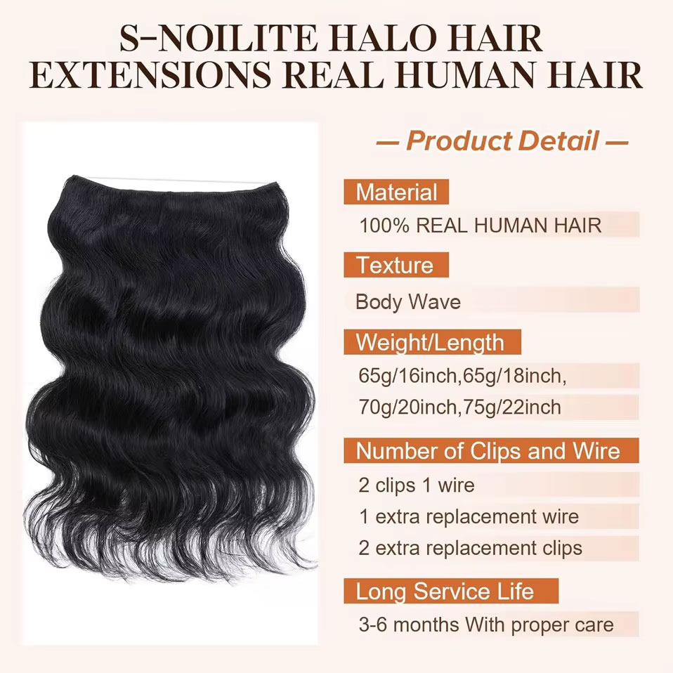 S-noilite Wire In Human Hair E - огляд і ціна Invisible Tape In Extensions Real Hair