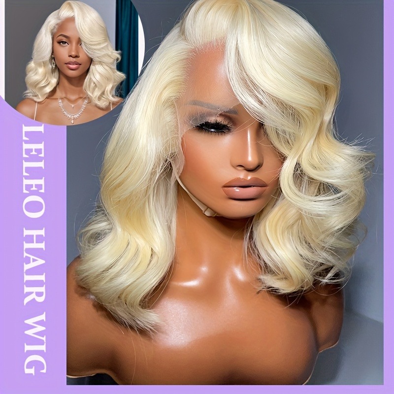 613 Lace Front Wig Human Hair  - огляд і ціна 613 Blonde Body Wave Lace Front Wig