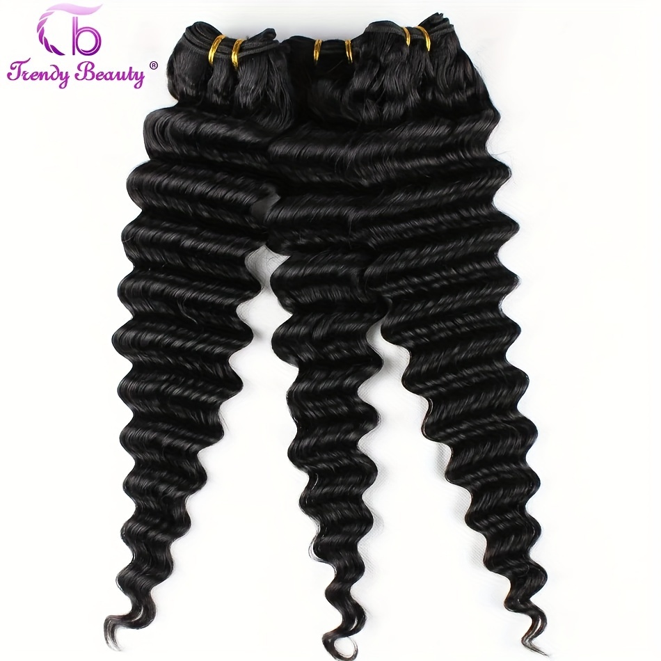 Brazilian Deep Wave Hair With  - огляд і ціна Deep Wave 3 Bundles With Closure